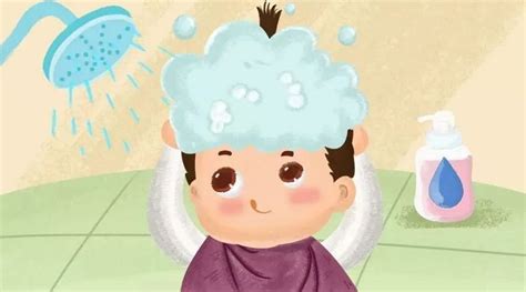 融和村镇银行 广州 頭髮洗頭卡通圖
